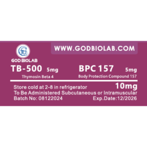 GOD BIOLAB TB 500 5mg BPC 157 5mg Blend 1 vial 110mg