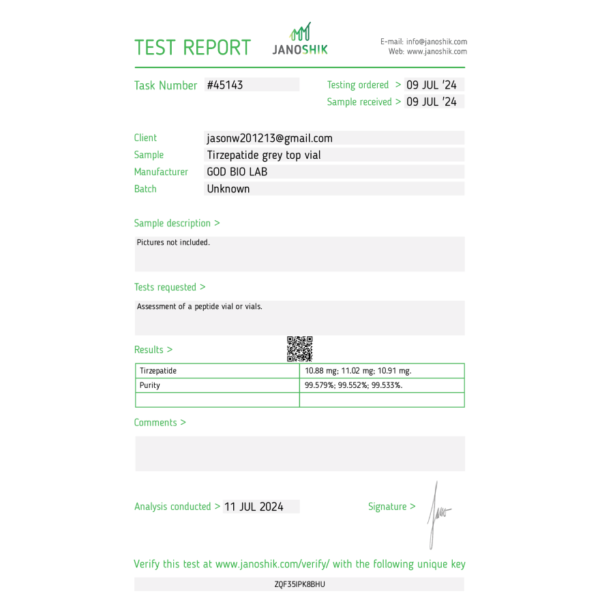 TIRZEPATIDE Test Report 880x880 1